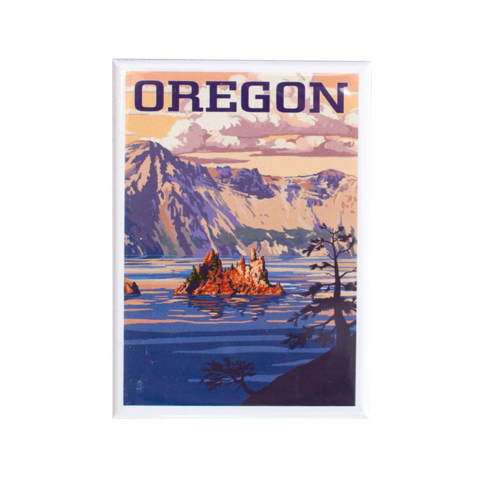 PNW/Oregon Spirit, Magnets, Gifts, Lantern Press, Crater Lake, 846905